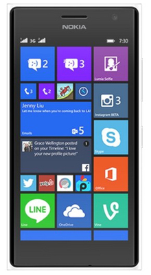 Смартфон NOKIA 730 Lumia Dual SIM (white)