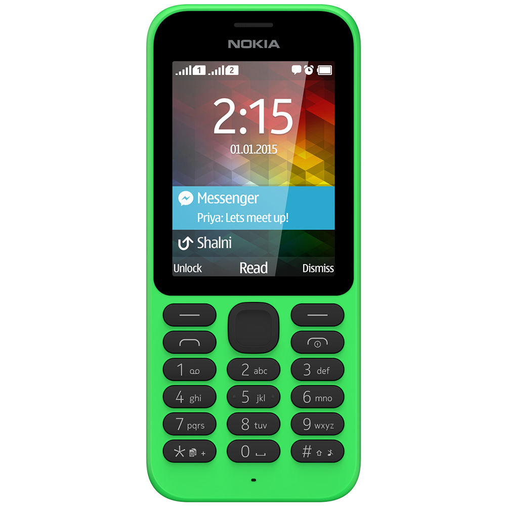 Мобильный телефон Nokia 215 (Green) купить в Киеве ➦ лучшая цена в Фокстрот  по всей Украине: Харьков, Днепр, Одесса, Николаев, Запорожье