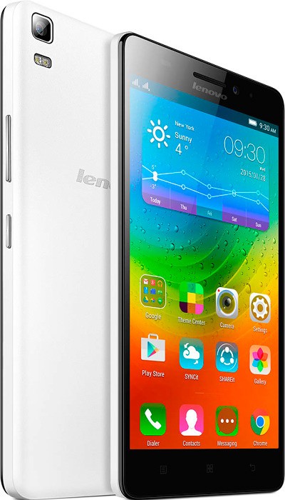 Зовнішній вигляд Смартфон LENOVO A7000 White Dual Sim