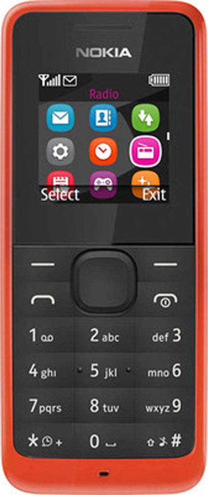 Мобільний телефон NOKIA 105 (red)