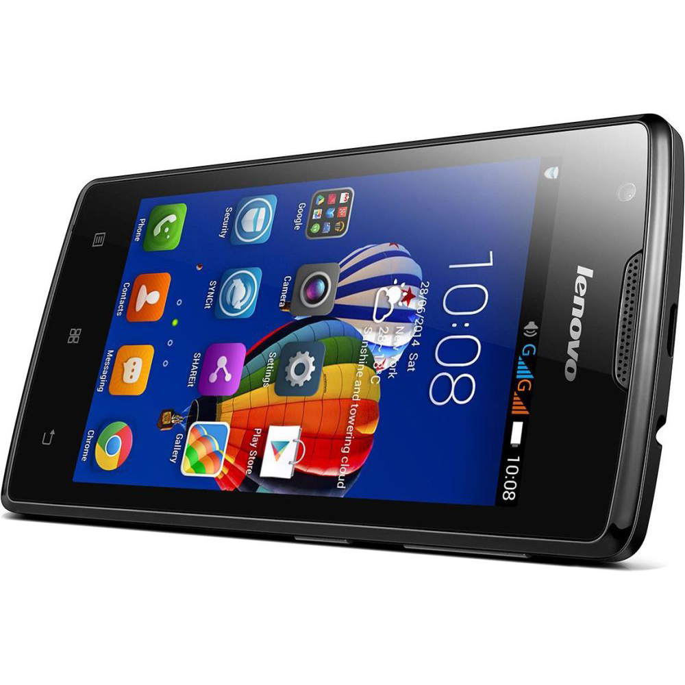 Зовнішній вигляд Смартфон LENOVO A1000 8 Gb black