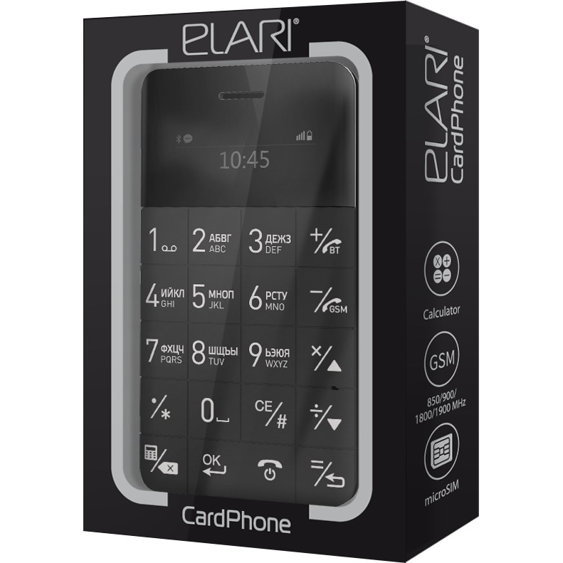 Фото 4 Мобильный телефон ELARI CardPhone Black (LR-CP-BLCK)