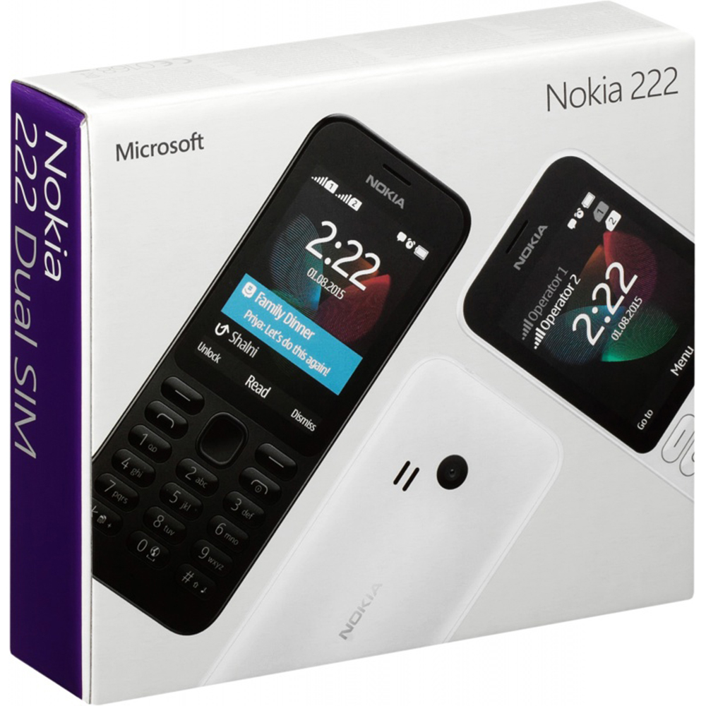 Відгуки про Мобільний телефон NOKIA 222 Dual SIM (black) від покупців в  інтернет-магазині Фокстрот