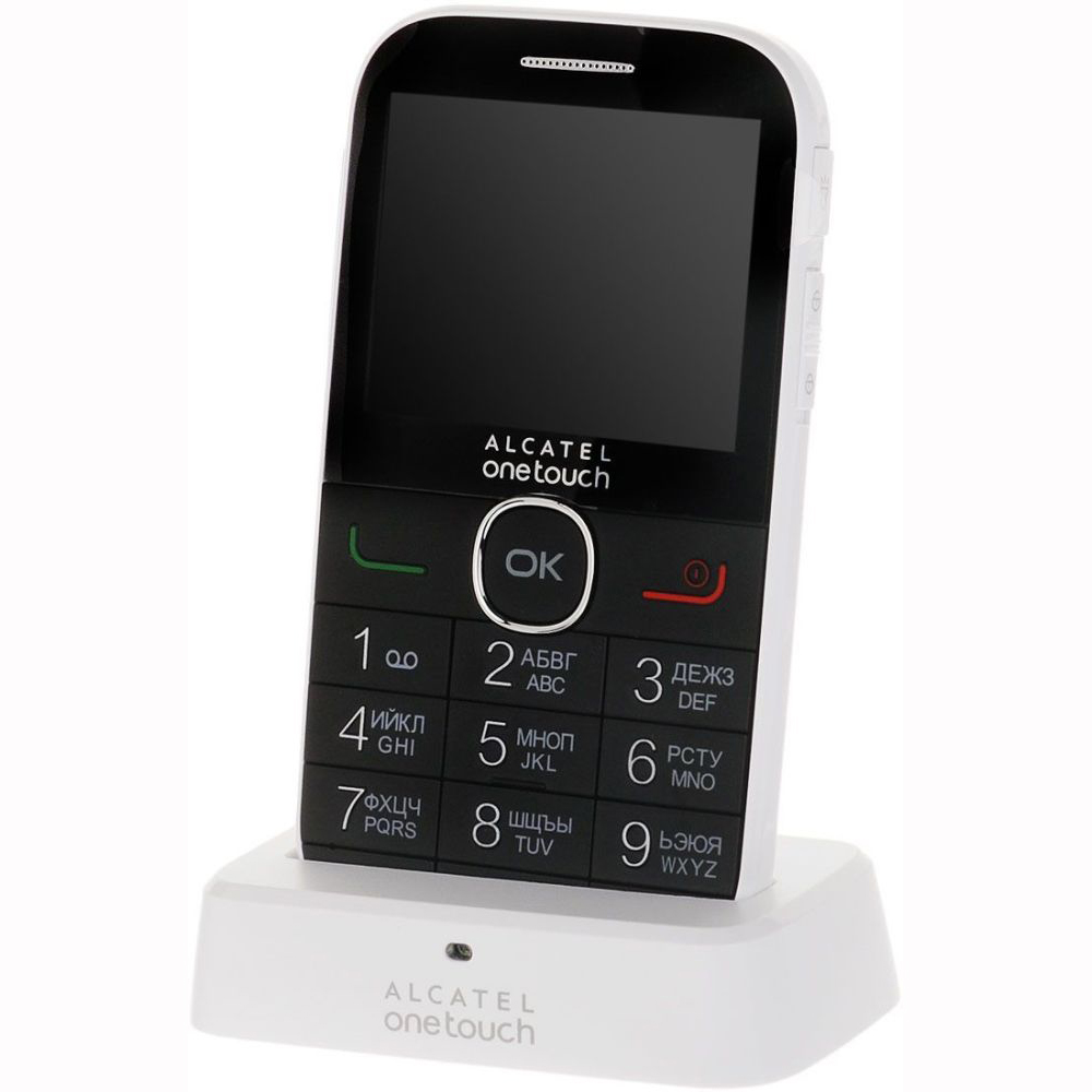 Мобильный телефон ALCATEL 2004G White купить в Киеве ➦ лучшая цена в  Фокстрот по всей Украине: Харьков, Днепр, Одесса, Николаев, Запорожье