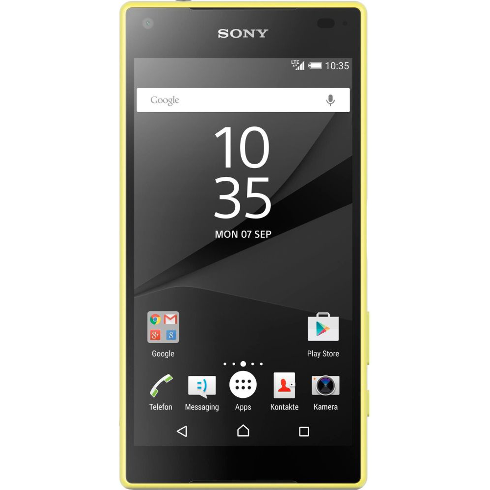 SONY Xperia Z5 Compact E5823 Yellow купить в Киеве ? лучшая цена в Фокстрот  по всей Украине: Харьков, Днепр, Одесса, Николаев, Запорожье