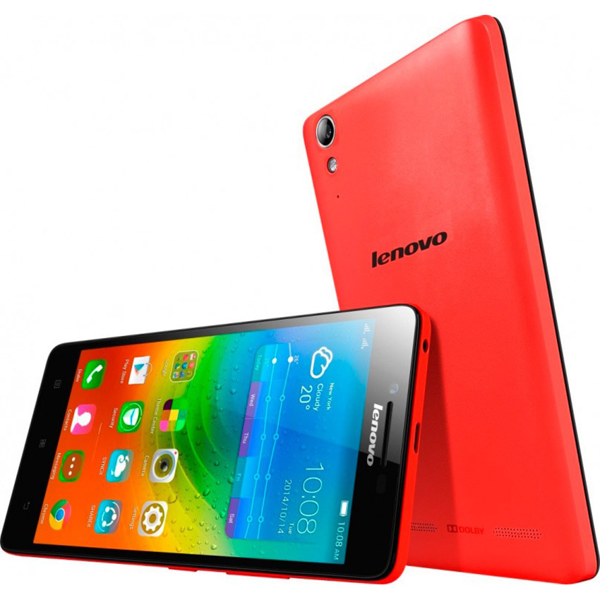 Смартфон LENOVO A6000 Dual Sim (red) Диагональ дисплея 5