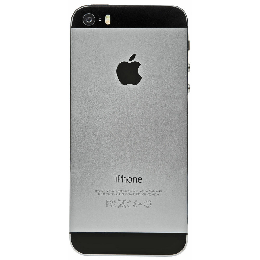 Зовнішній вигляд Смартфон APPLE iPhone 5S 16Gb Space grey Refurbished FF352RU/A