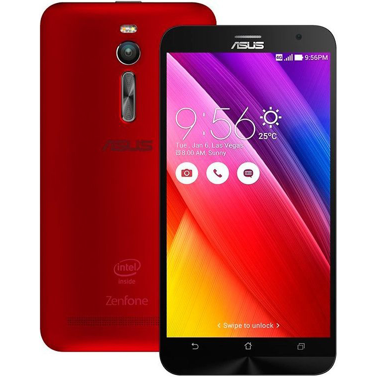 Фото Смартфон ASUS ZenFone 2 Red (ZE551ML-6C462WW)