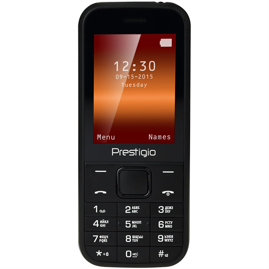 Мобільний телефон PRESTIGIO 1240 DS Black