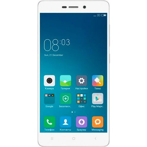 Смартфон XIAOMI Redmi 3 2GB/16GB Fashion Silver