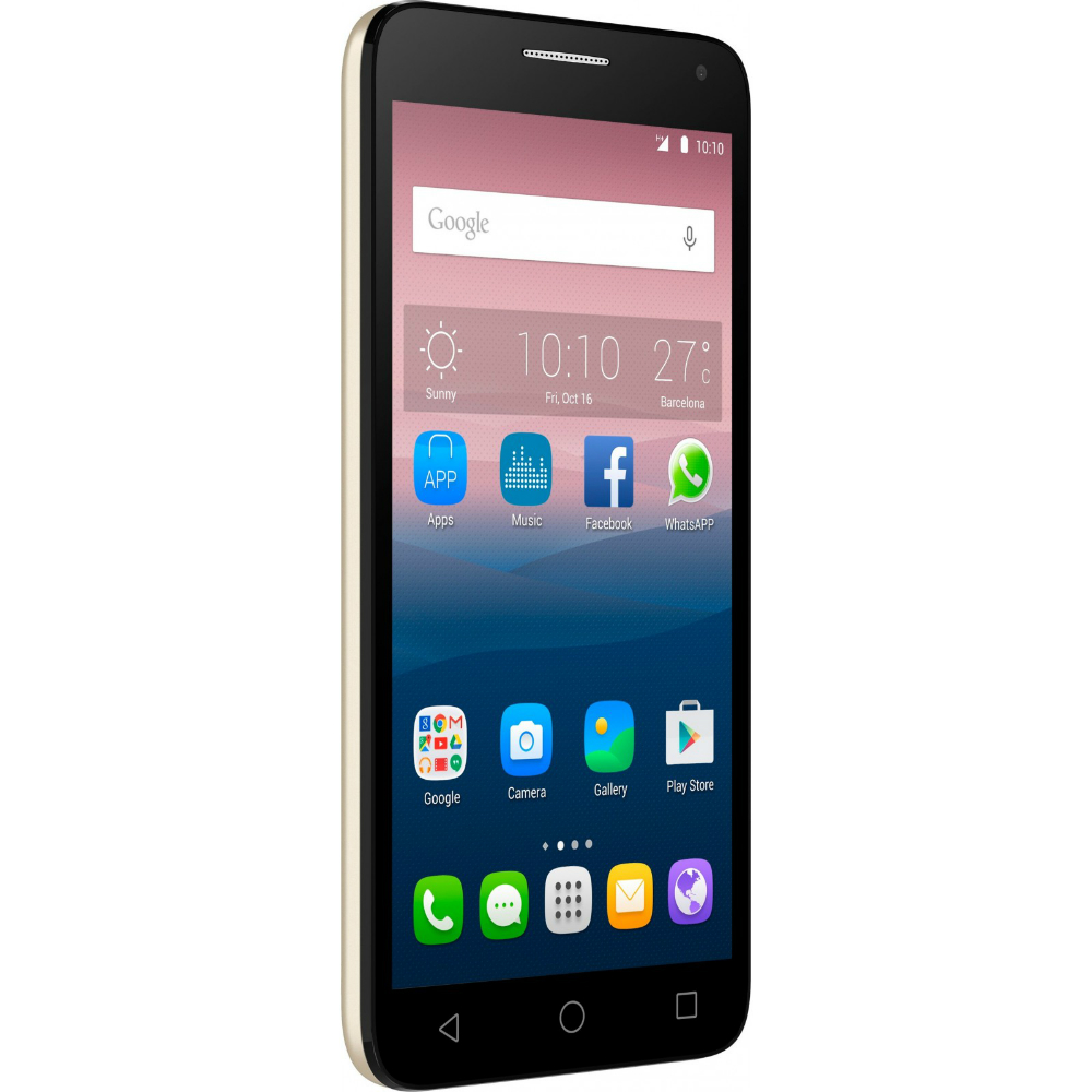 Смартфон ALCATEL ONETOUCH 5025D Soft Gold Діагональ дисплея 5.5