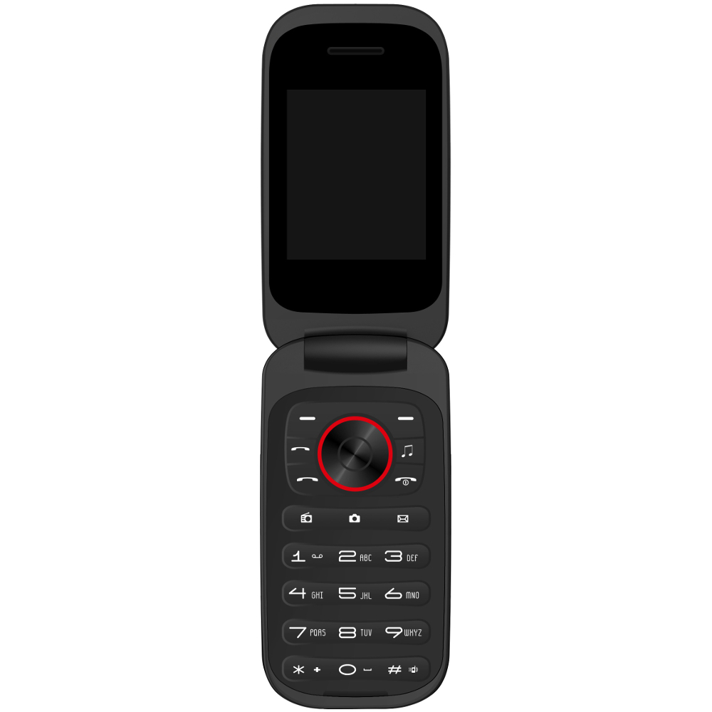 Кнопковий телефон BRAVIS F243 Folder Dual Sim (Red)