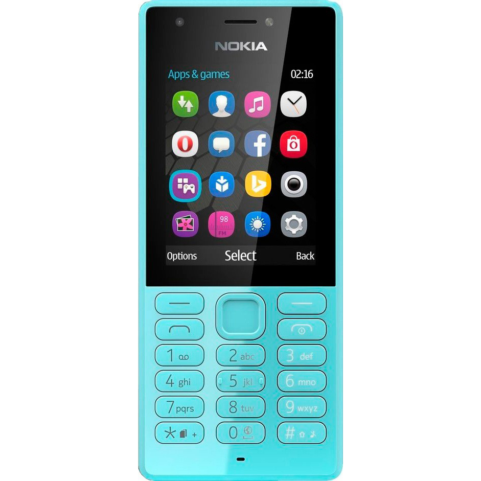 Мобильный телефон NOKIA 216 Dual Blue (A00027787)