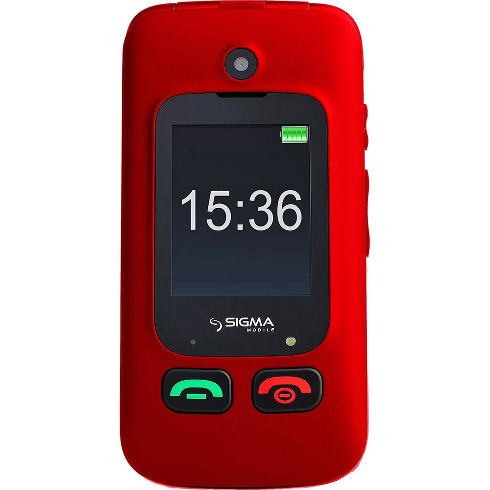 Мобільний телефон SIGMA Comfort 50 Shell DUO Black-Red