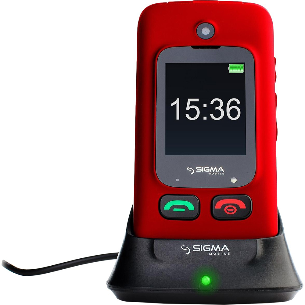 Фото 3 Мобільний телефон SIGMA Comfort 50 Shell DUO Black-Red