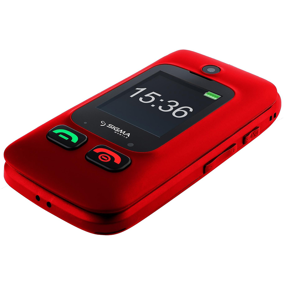 Фото 4 Мобільний телефон SIGMA Comfort 50 Shell DUO Black-Red