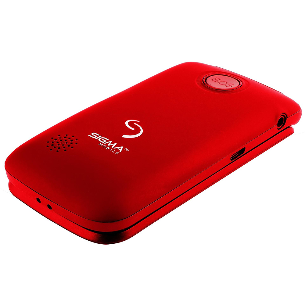 Зовнішній вигляд Мобільний телефон SIGMA Comfort 50 Shell DUO Black-Red