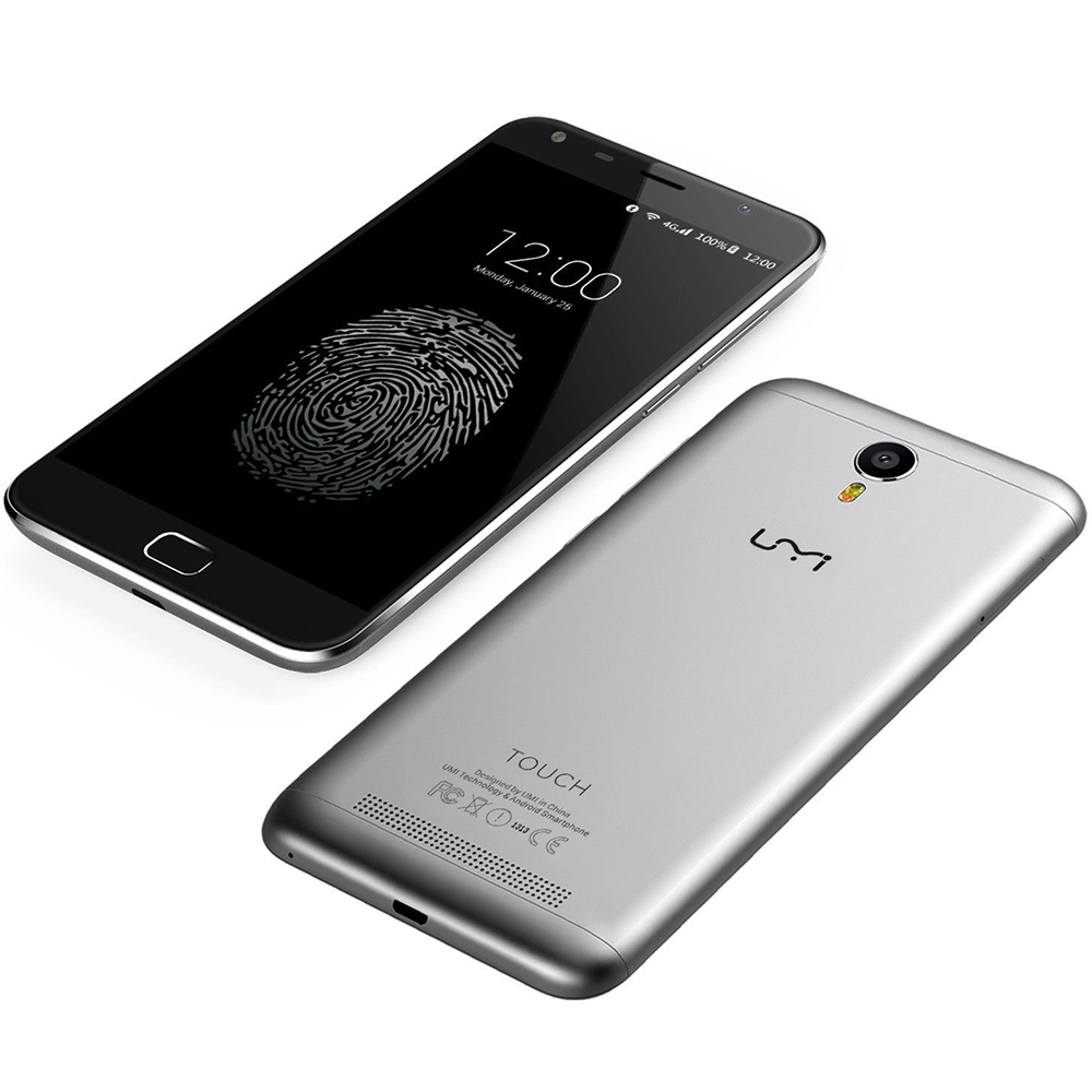 Смартфон UMI Touch Gray Диагональ дисплея 5.5