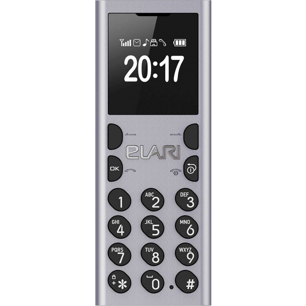 Мобильный телефон ELARI NanoPhone C Silver (LR-NPC-SLV) купить в Киеве ➦  лучшая цена в Фокстрот по всей Украине: Харьков, Днепр, Одесса, Николаев,  Запорожье