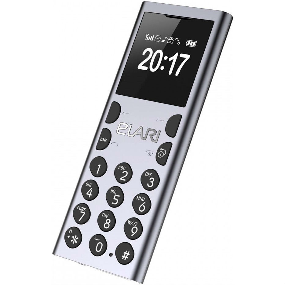 Мобильный телефон ELARI NanoPhone C Silver (LR-NPC-SLV) купить в Киеве ➦  лучшая цена в Фокстрот по всей Украине: Харьков, Днепр, Одесса, Николаев,  Запорожье