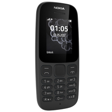 Мобільний телефон NOKIA 105 Single Sim New Black