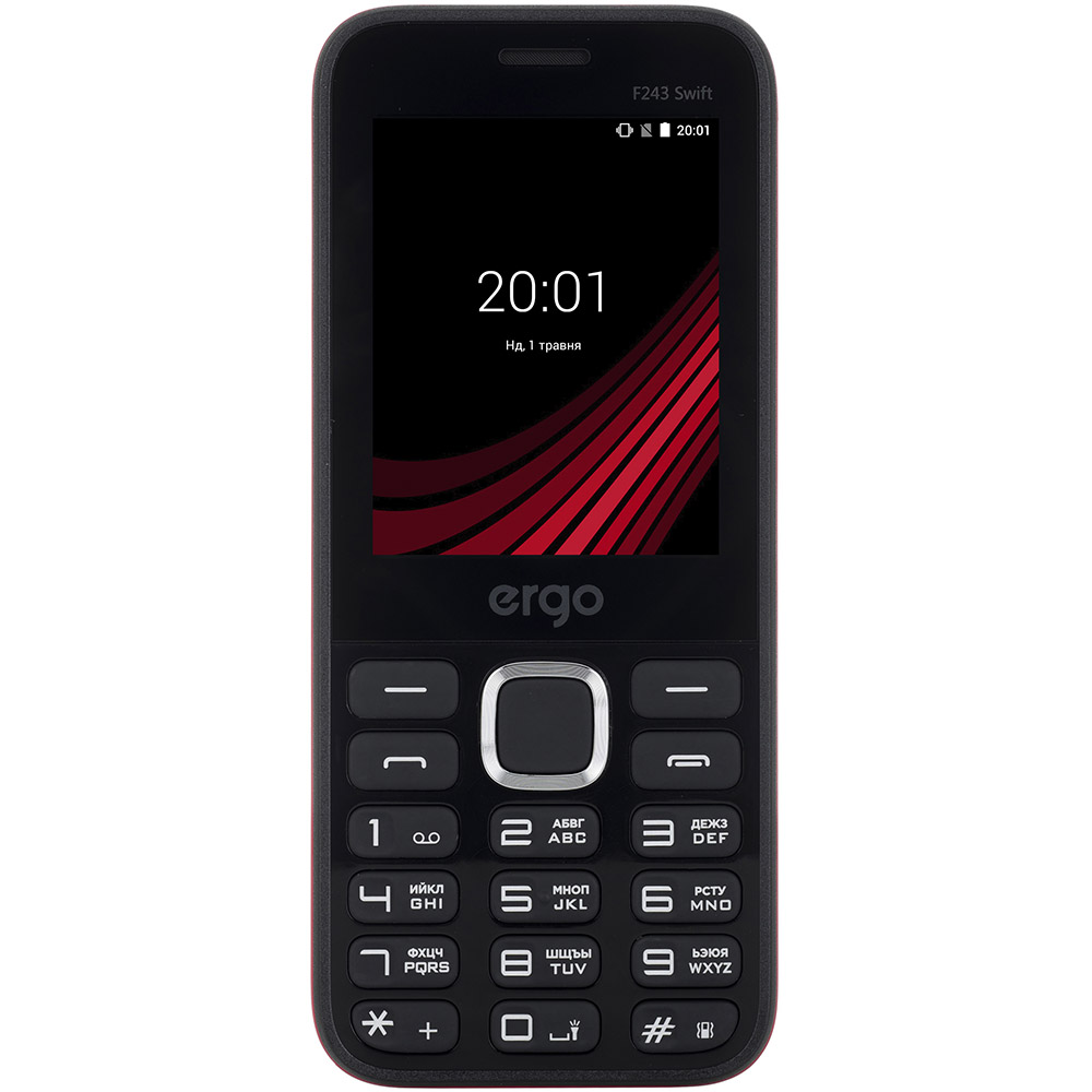 Мобильный телефон ERGO F243 Swift Dual Sim Black