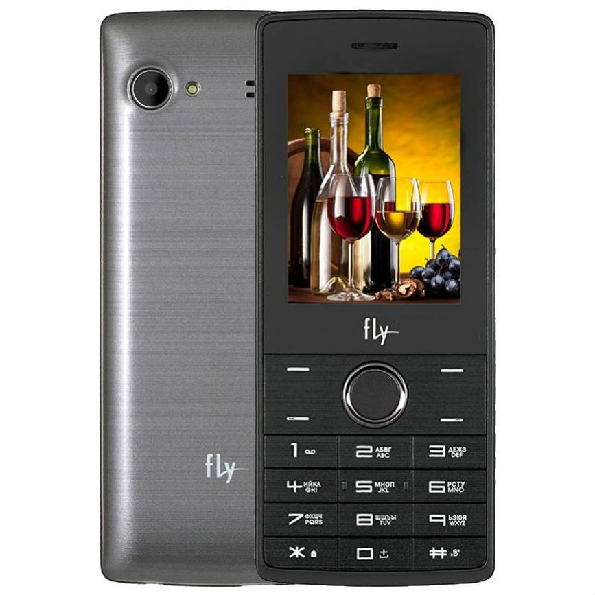 Мобільний телефон FLY FF244 Grey Акумулятор 2750