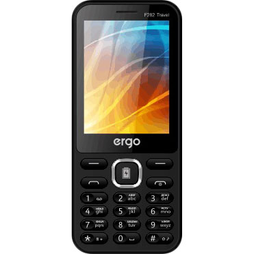 

Мобильный телефон ERGO F282 Travel Dual Sim, F282 Travel Dual Sim