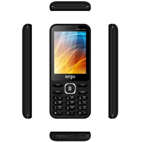 Мобильный телефон ERGO F282 Travel Dual Sim Матрица TFT