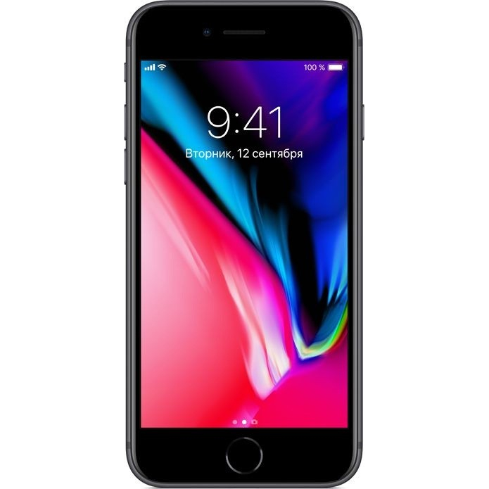 Смартфон Apple iPhone 8 256GB Space Gray (MQ7C2)