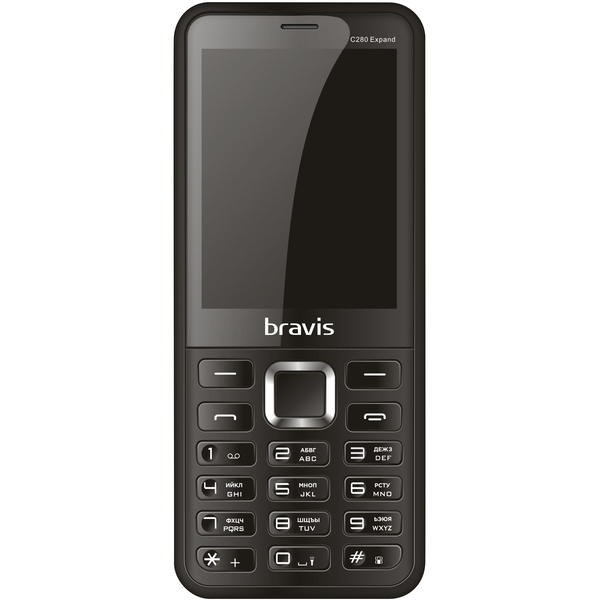 Мобільний телефон BRAVIS C280 Expand Dual Sim Black