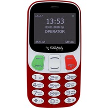 Мобільний телефон SIGMA Comfort 50 Retro red