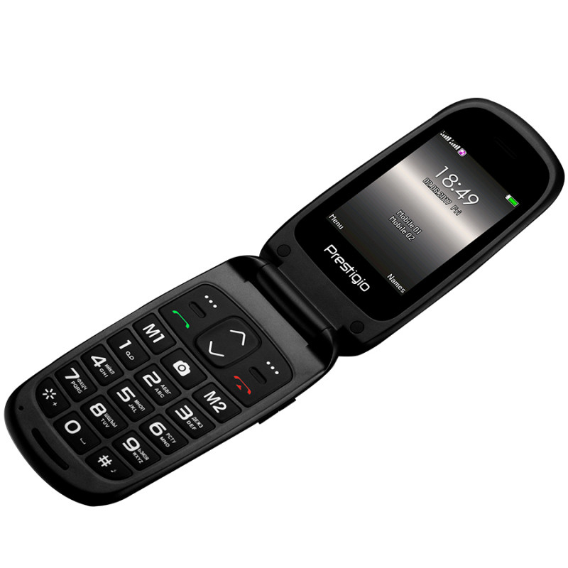 Мобільний телефон PRESTIGIO 1242DS Black (GraceB1) Матриця TFT