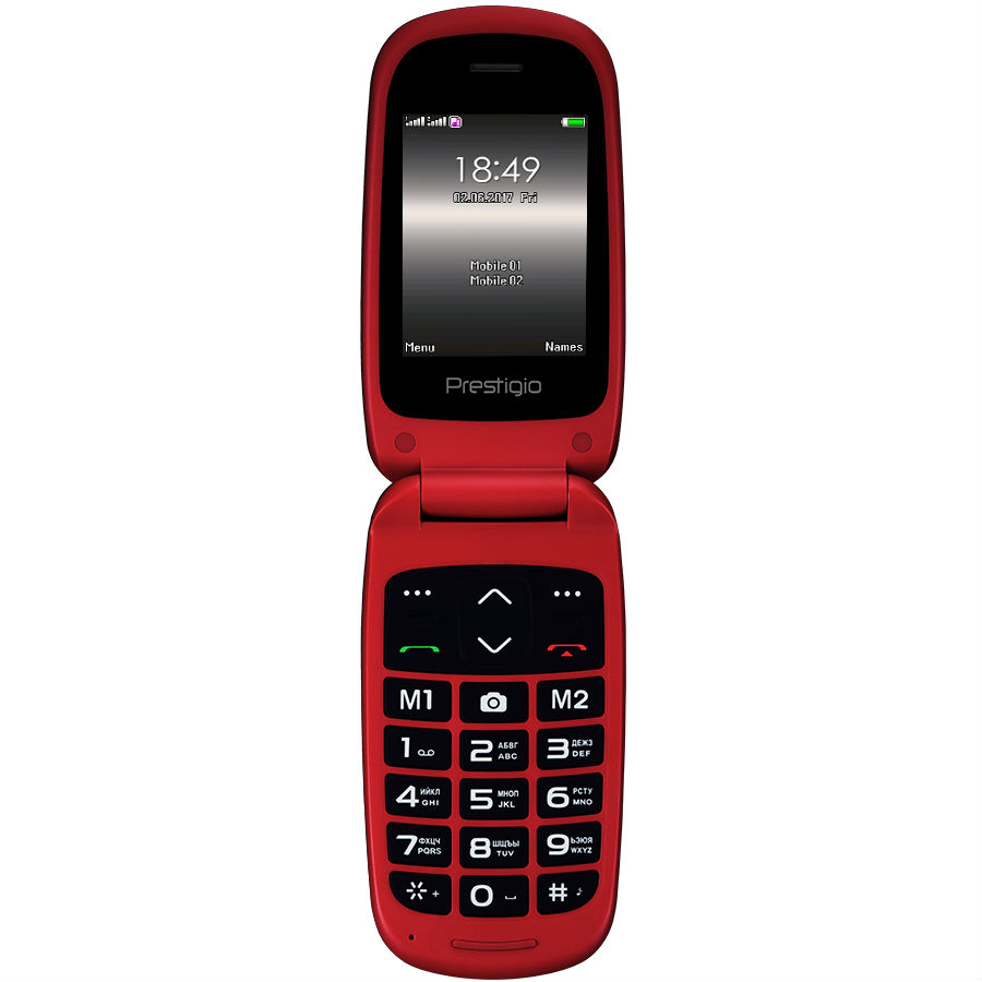 Мобильный телефон PRESTIGIO 1242DS Red (Grace B1) купить в Киеве ➦ лучшая  цена в Фокстрот по всей Украине: Харьков, Днепр, Одесса, Николаев, Запорожье