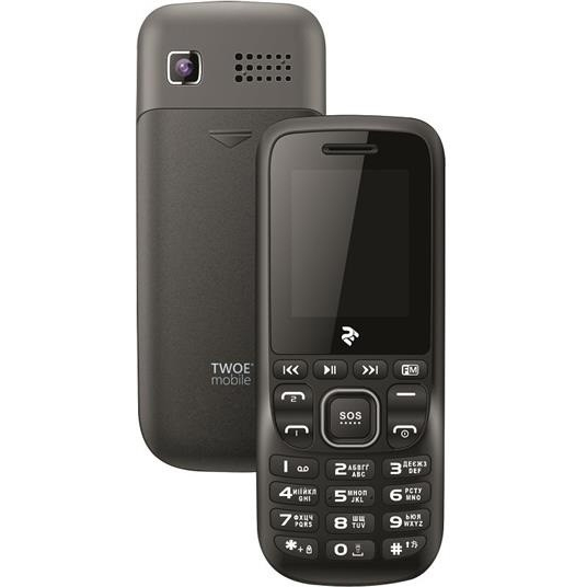 Мобильный телефон 2E TWOE E180 Dual Sim Grey Матрица TFT