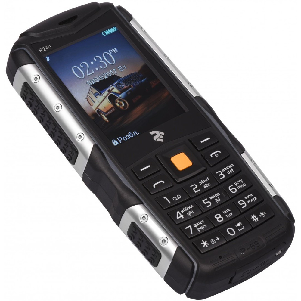 Мобільний телефон 2E TWOE R240 Dual Sim Black Акумулятор 2000