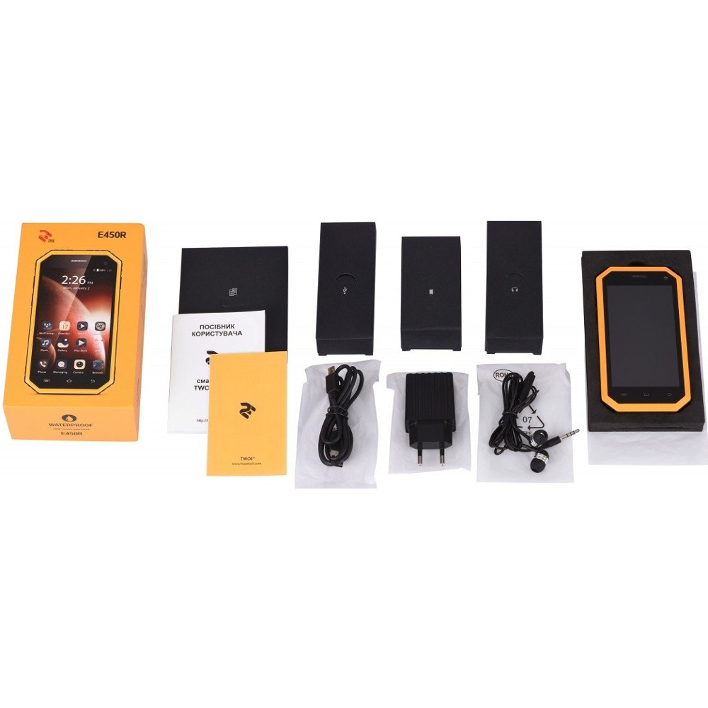 Обзор Смартфон 2E TWOE E450R DualSim (Yellow)