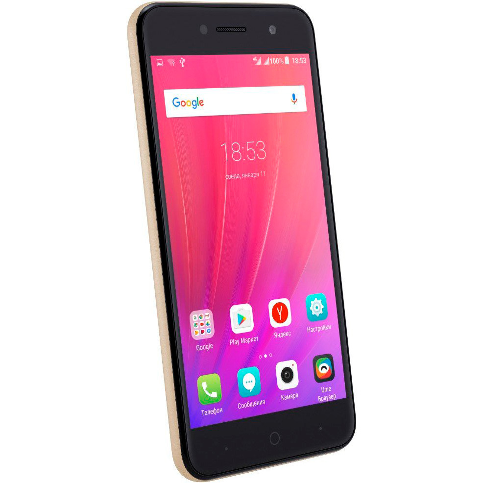 Смартфон ZTE BLADE A520 Gold Діагональ дисплея 5