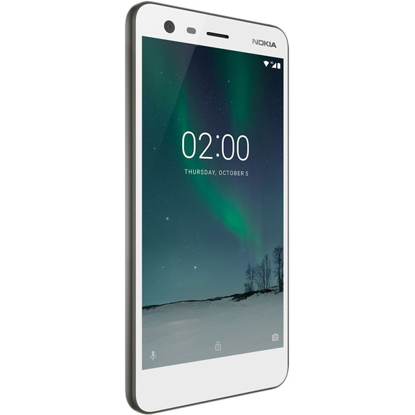 Смартфон Nokia 2 Dual Sim White (11E1MW01A03) Диагональ дисплея 5