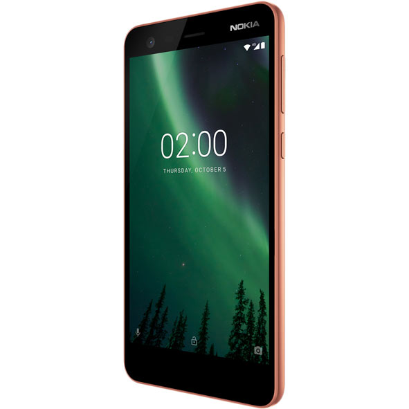 Смартфон Nokia 2 1/8Gb Dual Sim Black Copper (11E1MM01A03) Оперативна пам'ять, Гб 1