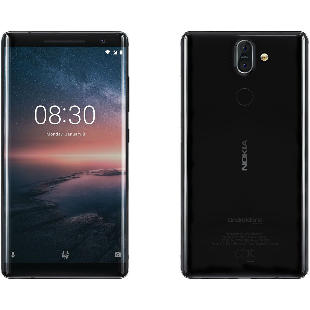 NOKIA 8 SIROCCO 6/128 Gb (TA-1005) Black купить в Киеве ➦ лучшая цена в  Фокстрот по всей Украине: Харьков, Днепр, Одесса, Николаев, Запорожье