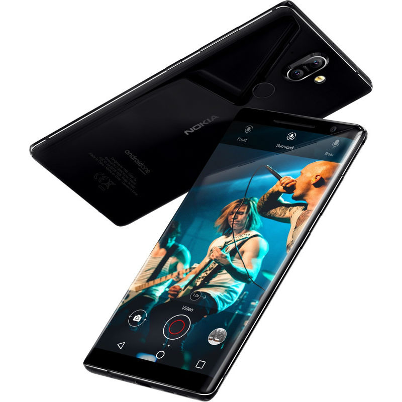 Смартфон NOKIA 8 SIROCCO 6/128 Gb (TA-1005) Black Діагональ дисплея 5.5