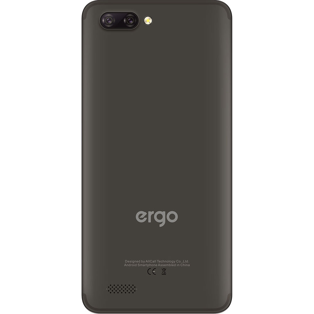 Смартфон ERGO V570 Big Ben 1/8Gb Dual Sim Black Встроенная память, Гб 8