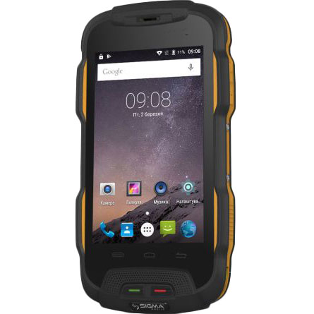 Смартфон SIGMA X-treme PQ26 black-orange Оперативна пам'ять, Гб 2