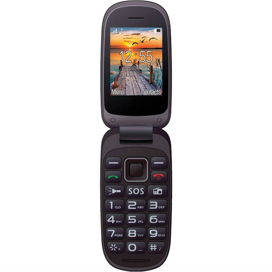 Мобильный телефон MAXCOM MM818 Black-Red