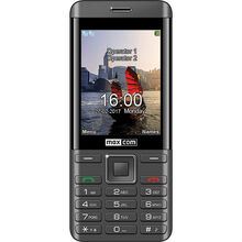 Мобільний телефон MAXCOM MM236 Black-Silver