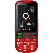 Мобільний телефон SIGMA Comfort 50 Elegance3 SIMO ASSISTANT red