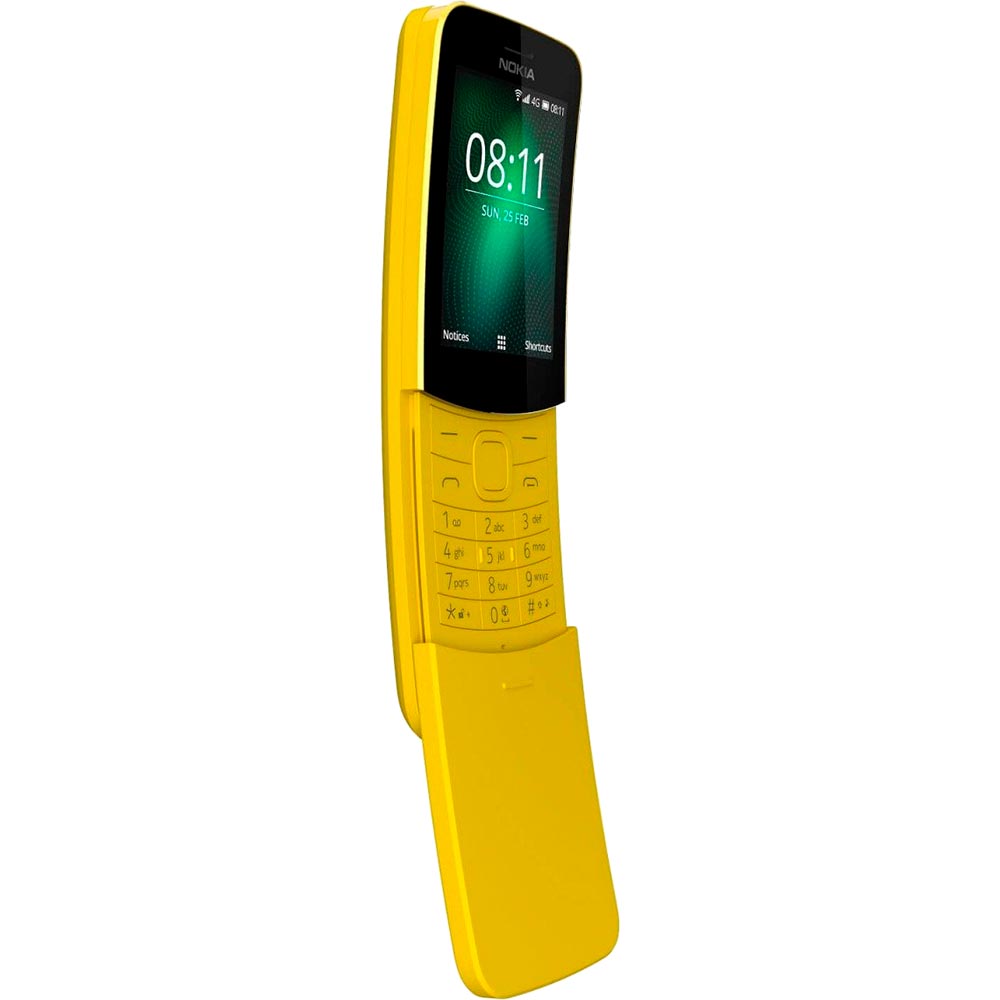 Мобильный телефон NOKIA 8110 4G Dual SIM Yellow (16ARGY01A02) купить в  Киеве ➦ лучшая цена в Фокстрот по всей Украине: Харьков, Днепр, Одесса,  Николаев, Запорожье