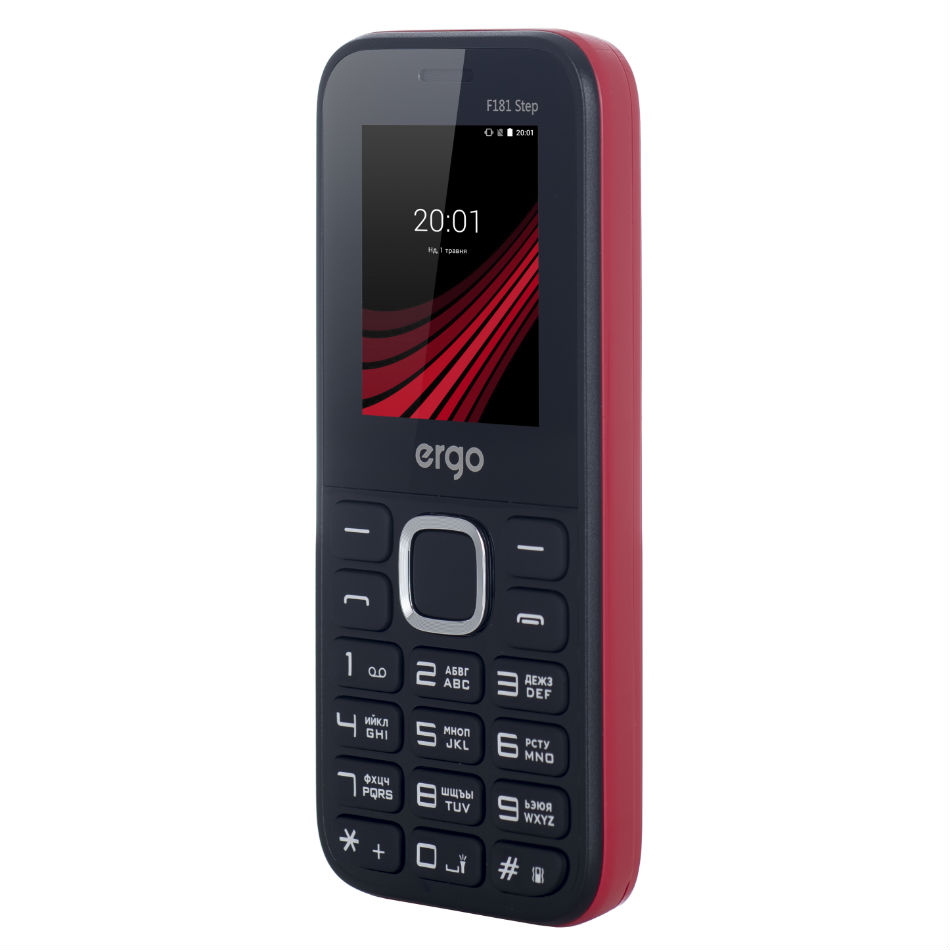 Фото Мобільний телефон ERGO F181 Step Dual Sim Red