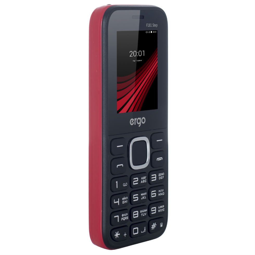 Замовити Мобільний телефон ERGO F181 Step Dual Sim Red